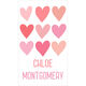 Pink Hearts Luggage Tags Image 3 of 3